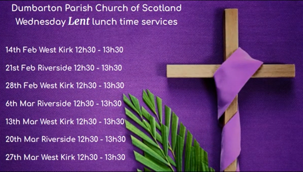 2024 Lent Lunchtime Services